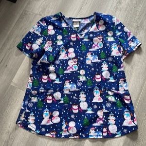 Scrubstar scrub top size medium